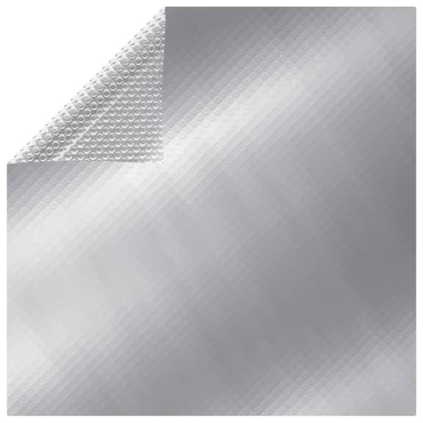vidaXL poolovertræk 732x366 cm PE sølvfarvet -  Poolovertræk