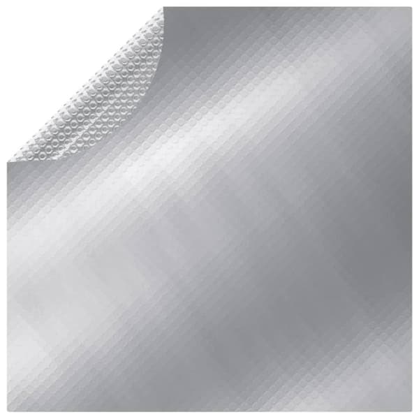 vidaXL Poolskydd silver 455 cm PE -  Poolskydd