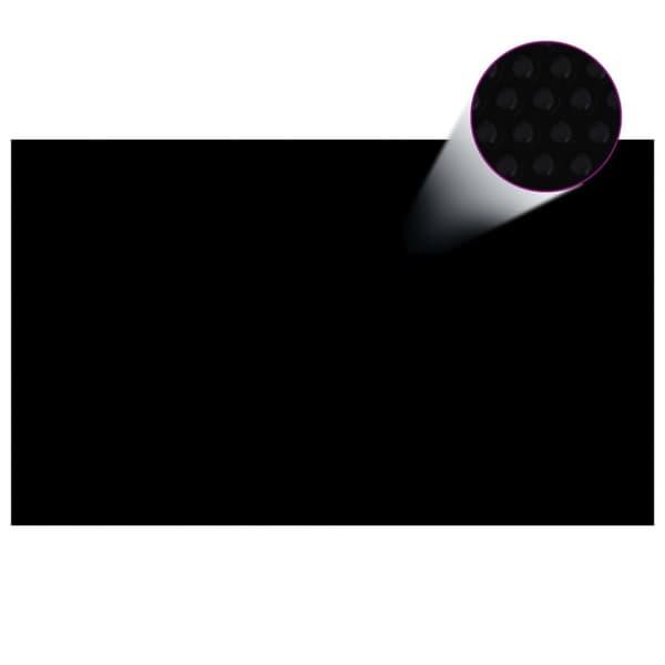 vidaXL Kelluva uima-altaan PE-aurinkoenergiakalvo 500x300 cm sinimusta -  Uima-altaan suojapeitteet