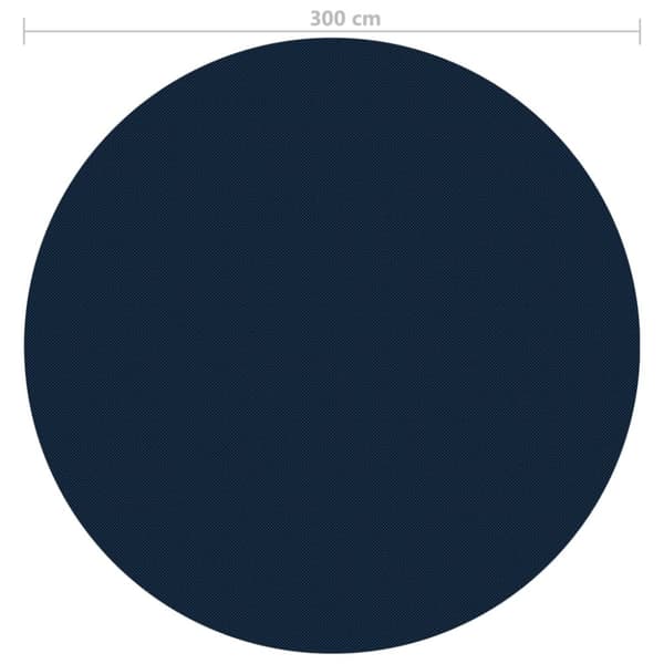 vidaXL Kelluva uima-altaan PE-aurinkoenergiakalvo 300 cm sinimusta -  Uima-altaan suojapeitteet