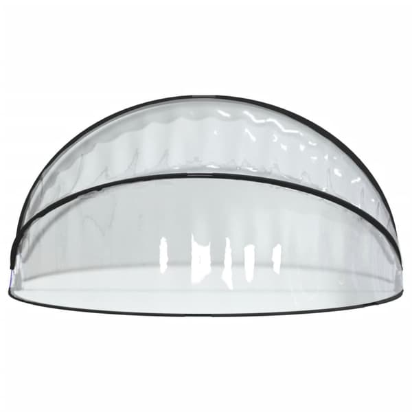 vidaXL Pooltak runt 315x158 cm PVC -  Poolskydd