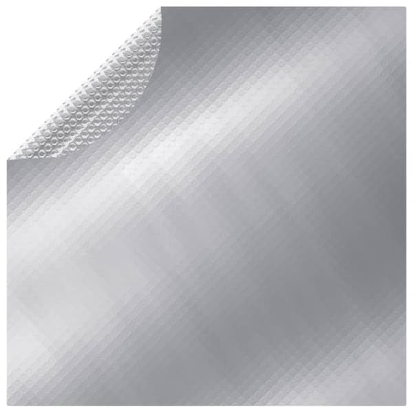 vidaXL Uima-altaan suoja hopea 381 cm PE -  Uima-altaan suojapeitteet