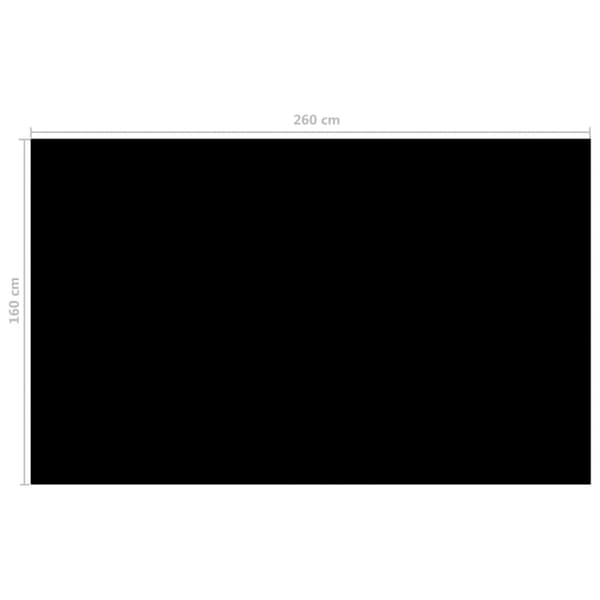 Poolovertræk - Living poolovertræk 260 x 160 cm PE sort