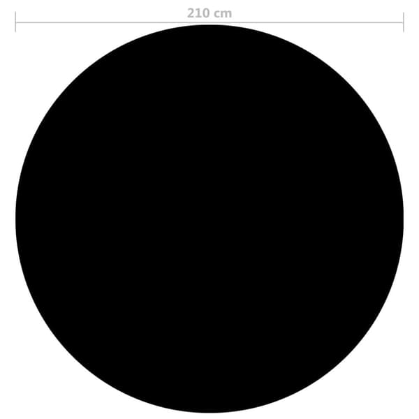 Uima-altaan suojapeitteet - Living Uima-altaan suoja musta 210 cm PE