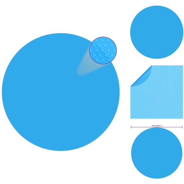 Poolskydd - Living Värmeduk pool PE 250 cm blå