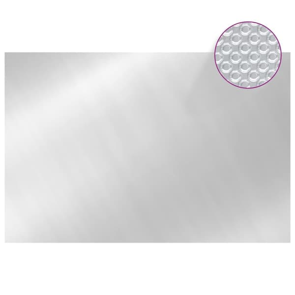 Poolskydd silver 300x200 cm PE - Poolskydd - Poolöverdrag - Home & Living