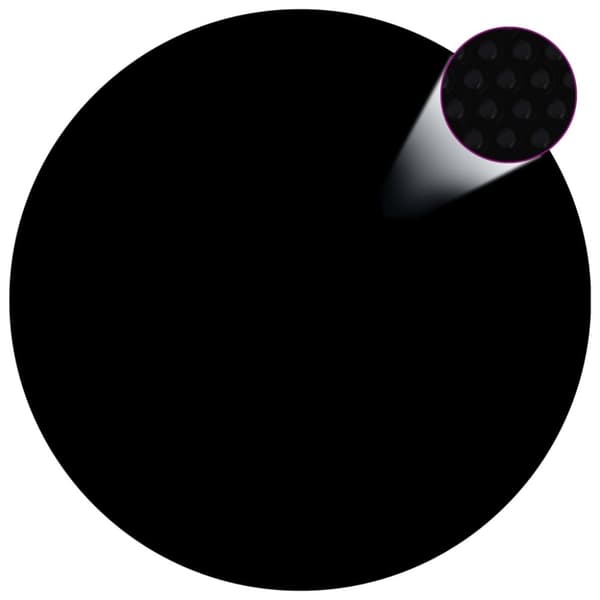 poolovertræk 455 cm PE sort
