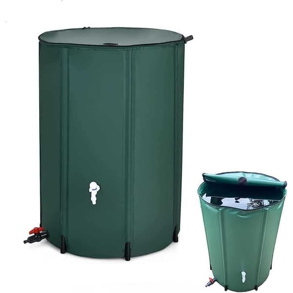 IBC Tanklock Presenning 120x100x116 cm - 1000 L Vattentät - Vattentankbehållare Skyddsöverdrag - Svart