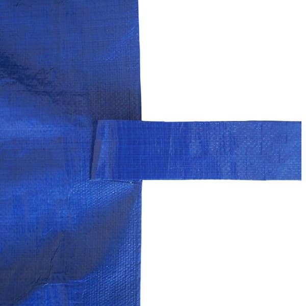 TECPLAST Rektangulär Poolöverdrag - 6x10 m - Vinteröverdrag för pool PO155RG med central avrinningsnät