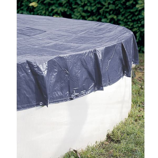 Skyddstäck - WERKA PRO - Ø6m - 140g/m2 - Anti UV - Förstärkt kant