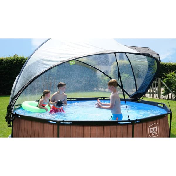 EXIT poolskærm ECO ø366cm - også til Intex/Bestway - universel