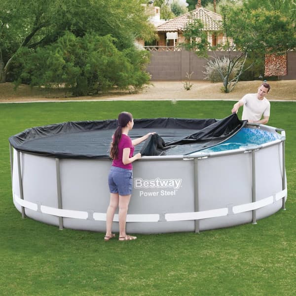 Bestway Poolskydd ``flowclear`` 427 Cm Svart 427 cm