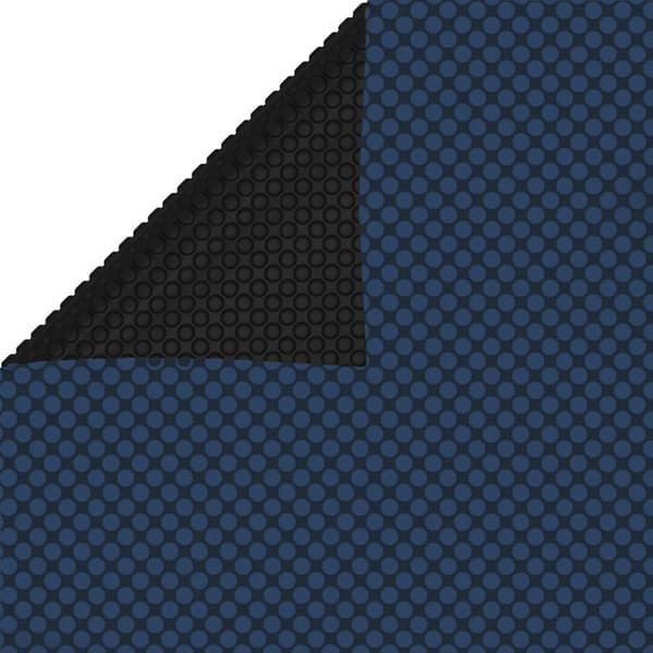 Värmeduk för pool PE 400x200 cm svart och blå