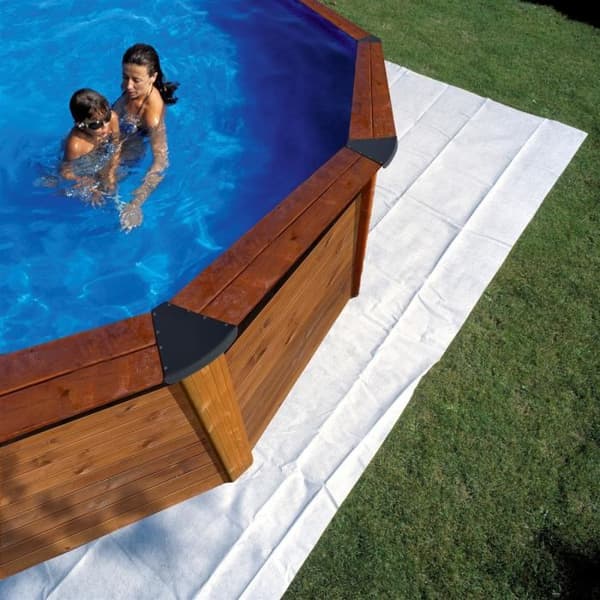 Filtunderlag för pool - GRE - 810 x 470 cm - Komfort att gå - Skydd av fodret