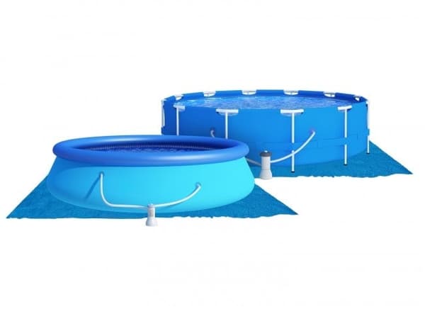 Viking Choice Hållbar PVC-markduk för uppblåsbara pooler upp till 335cm - Blå