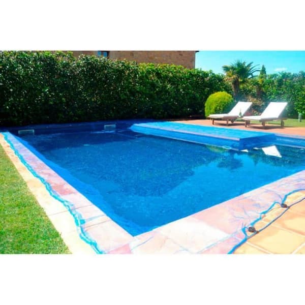 Poolskydd - Ej specificerat - 6x6m - Blå - Lätt att installera - Skydd mot smuts