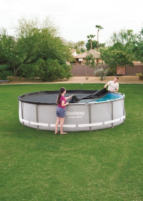 Pool tarp - Bestway - 58037 - Round - 3,66 m - Skydd mot skräp och alger
