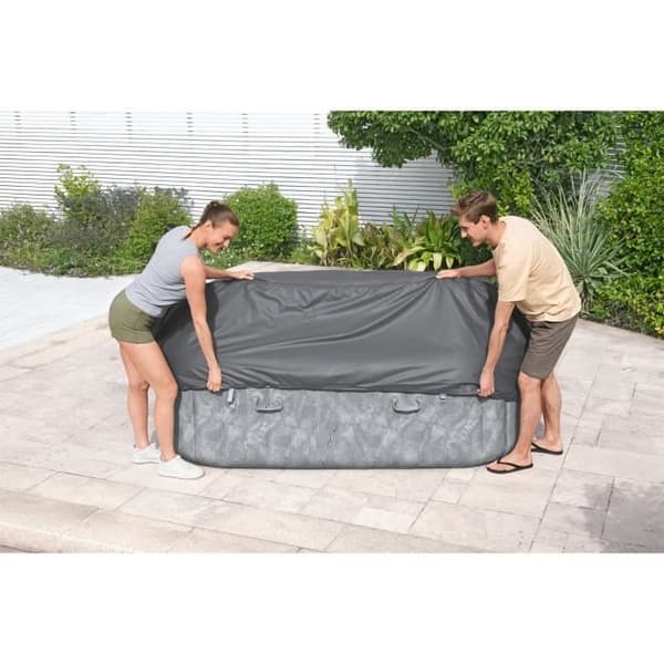 BESTWAY - Energisens™ värmeöverdrag för fyrkantiga spabad 230 x 230 x 71 cm