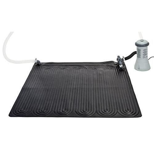 Marimex Intex 28685 Mjuk Solar Poolmatta, Tunn, Miljövänlig, Svart, 120 x 0,5 x 120 cm