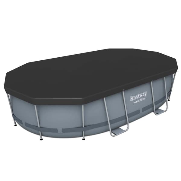 Överdrag till pool med oval ram 427 x 250 x 100 cm Bestway 58425