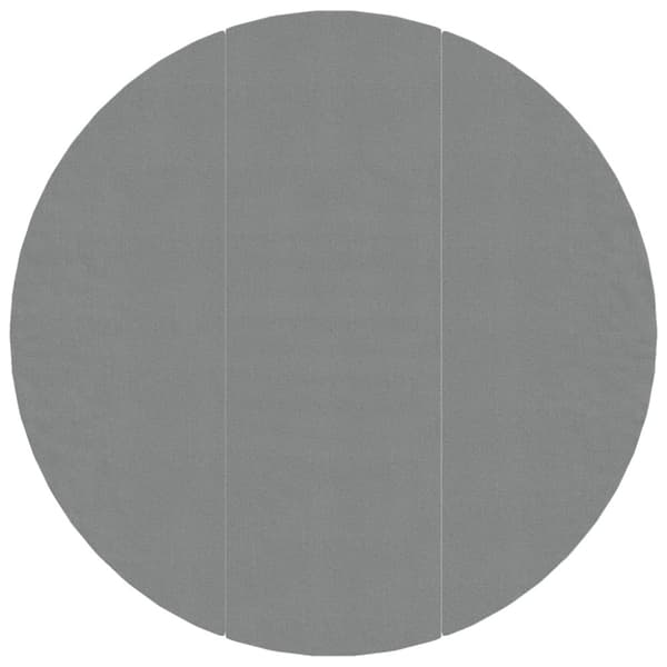 Bottenmatta ljusgrå Ø396 cm polyester geotextil