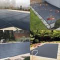 Miniatyrbild 7 av 9: 4m x 8m poolskydd, pool säkerhetsskydd, slitstarkt PVC-material, förbättrad säkerhet, skyddad mot skräp och löv, lätt att installera