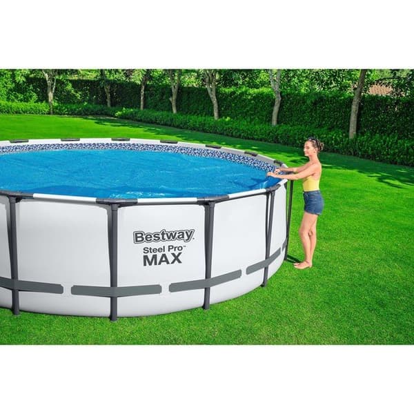 Runt bubbelskydd för pool Ø 4,17 m inredning