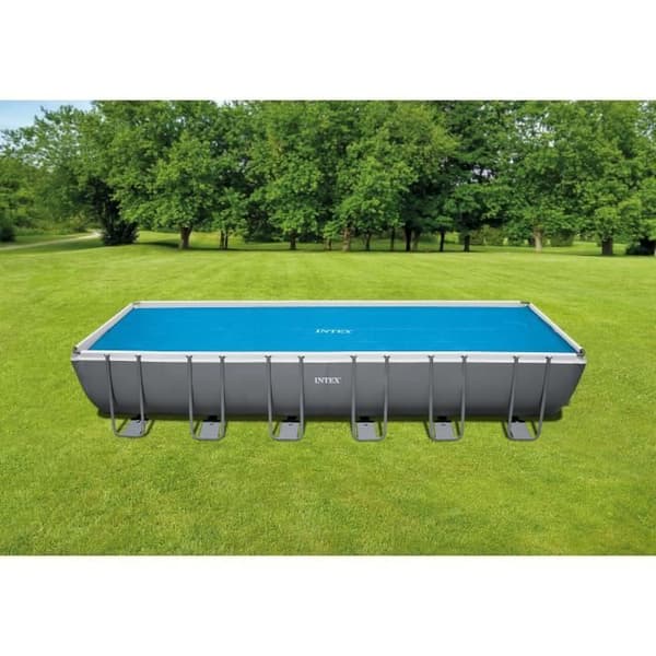 Bubbelskydd för INTEX rektangulär rörformad pool - 7,16m x 3,46m - Blå