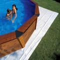 Miniatyrbild 4 av 5: Filtunderlag för pool - GRE - D240/250 cm - Rund - Vit - Enkel installation - Enkelt underhåll