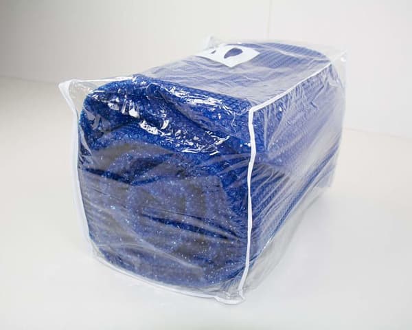 Steinbach - 036135 - Solskydd för rund damm Ø 6 m, blå, 600 x 600 x 0,1 cm,