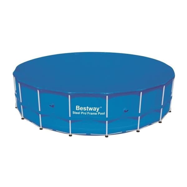 4-säsongsskydd för Frame Pool rund 549 cm - Bestway - Blå - Tubular
