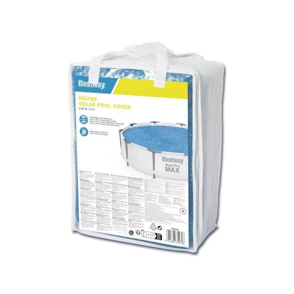 Solskydd - BESTWAY - Rund 2.89m - Kompatibel med 3.05m pooler - Optimal effektivitet - Syntetisk