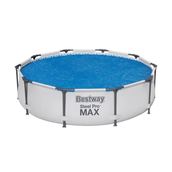 Solskydd - BESTWAY - Rund 2.89m - Kompatibel med 3.05m pooler - Optimal effektivitet - Syntetisk