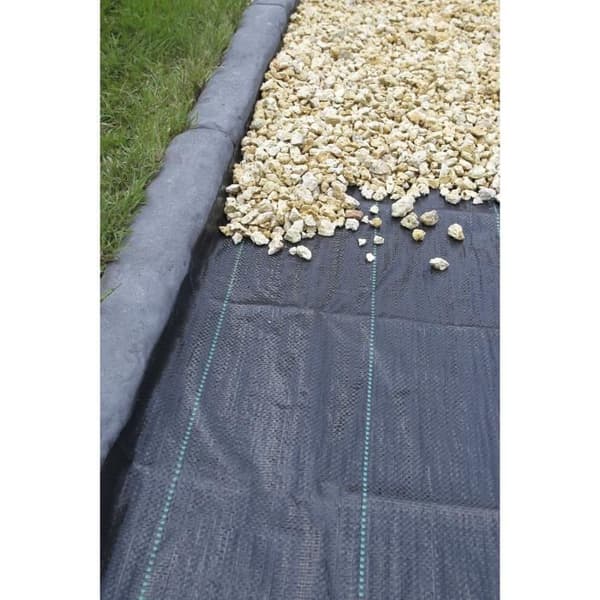 NATUR Sort landskabsdug til barkflis 100 g / m² - 2 x 10 m