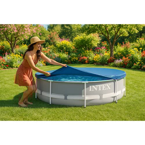 Poolöverdrag / Poolskydd - 305 cm - Skydd till pool