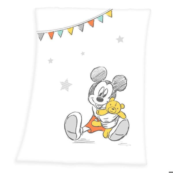 Barnfilt - Disney - Musse - Mjuk - Bekväm - Rektangulär