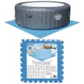 Miniatyrbild 1 av 2: Bestway Skydd för poolgolv 8 st blå 58220