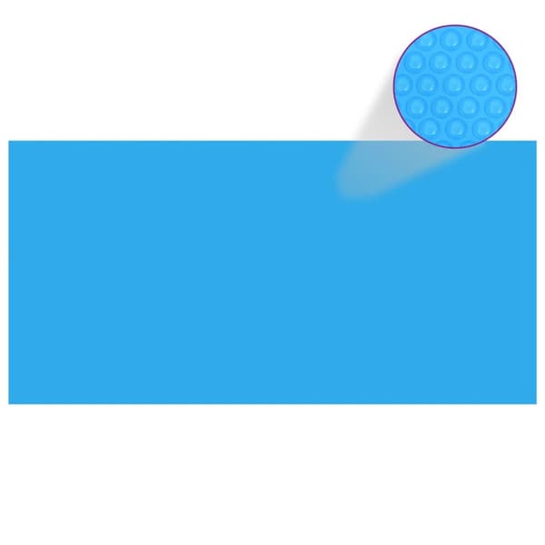 Rektangulärt poolskydd 549 x 274 cm PE Blå