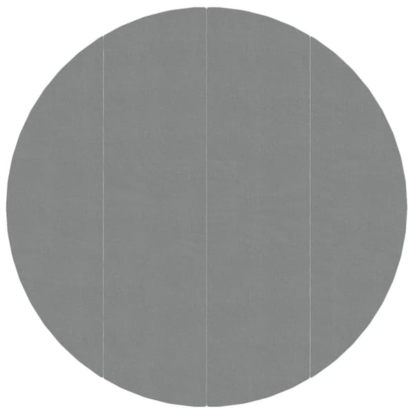 Bottenmatta ljusgrå Ø428 cm polyester geotextil