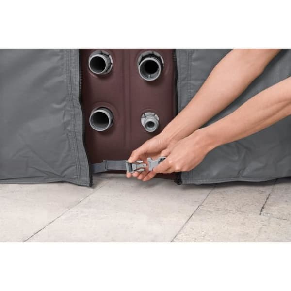 BESTWAY - EnergySense™ -lämpösuoja neliönmuotoisille kylpylöille 201 x 201 x 80 cm