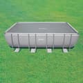 Miniatyrbillede 2 af 2: Forstærket bobleovertræk til swimmingpool - Rektangulær - 5,49 x 2,74 m - Grå