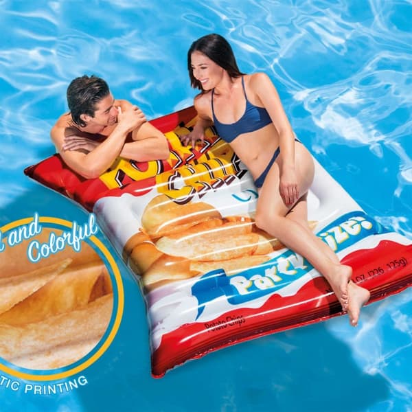 INTEX Flytemadrass Potato Chips 178x140 cm 58776EU