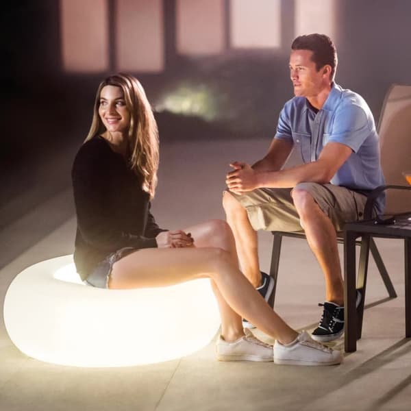INTEX LED-ottoman 86x33 cm