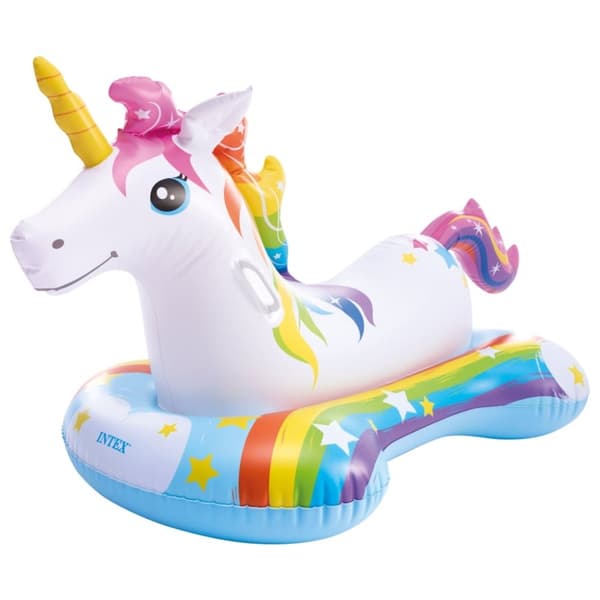 INTEX ride on-bademadras Unicorn 163x86 cm