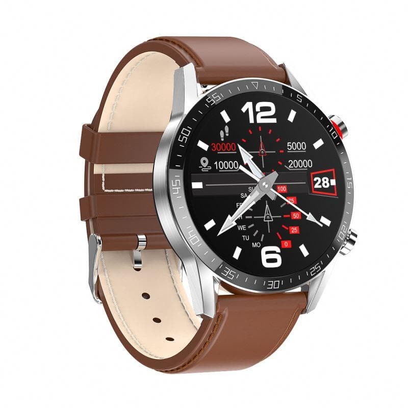 Sports Achieve Smart Watch - Brun läder