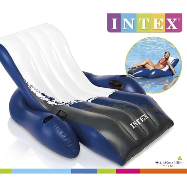 INTEX flydende loungestol 180x135 cm 58868EU