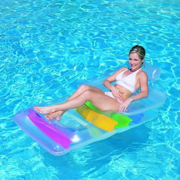 Bestway 43011 - luftmadrass pool - lounge säng - 165 x 89 cm