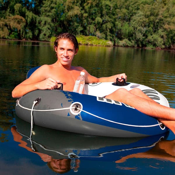 Intex River Run Wheel Vit,Blå,Svart 135 cm