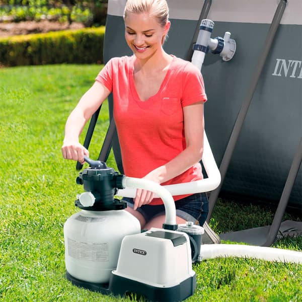 Intex Hiekkasuodatinpumppu Valkoinen