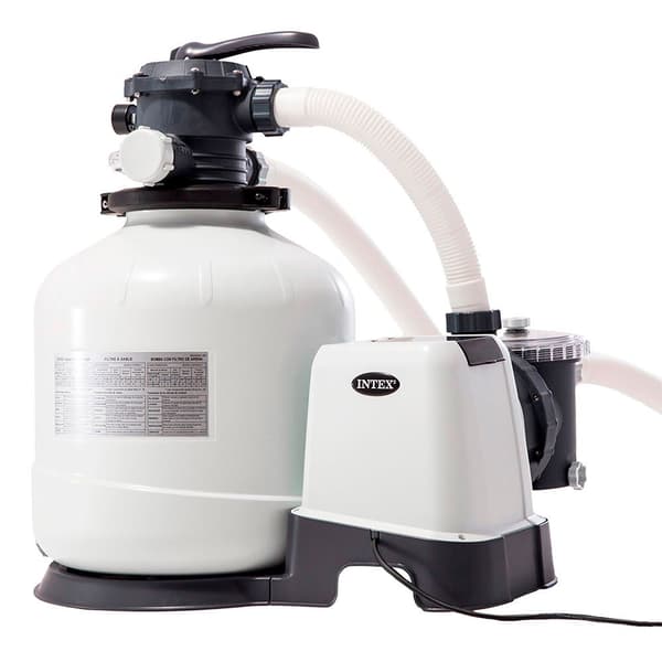 Intex Sandfilterpumpe Krystal Clear 12.000 L/t Hvid